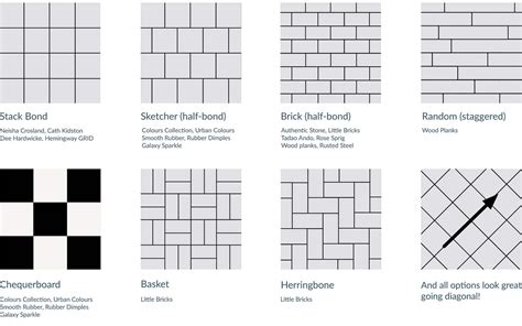 12 x 24 floor tile layout patterns|Tile Patterns and Layouts by Size 